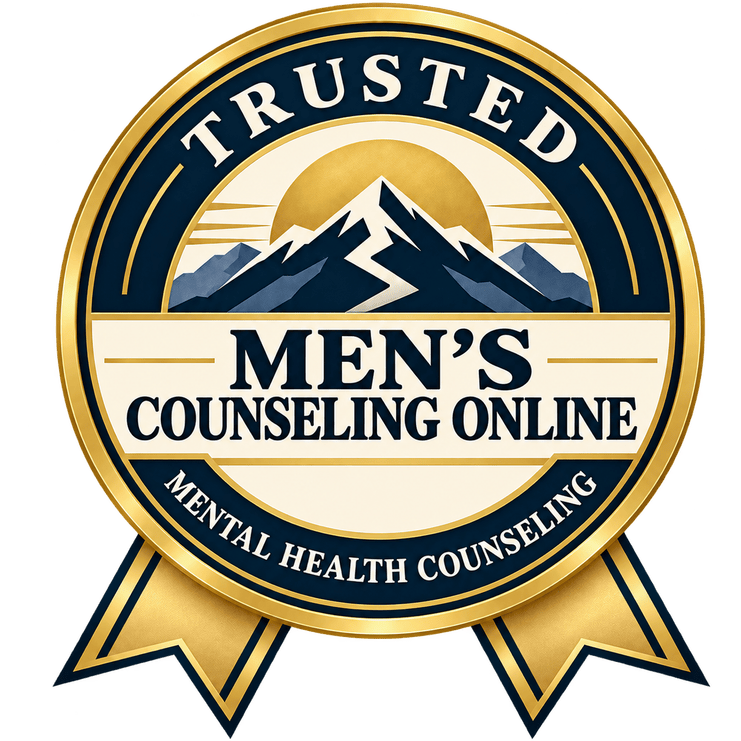 Trusted Men's Counseling Online seal for mental health counseling